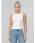 Damen-Tanktop 4F WMM00TSLEF299 WEIß