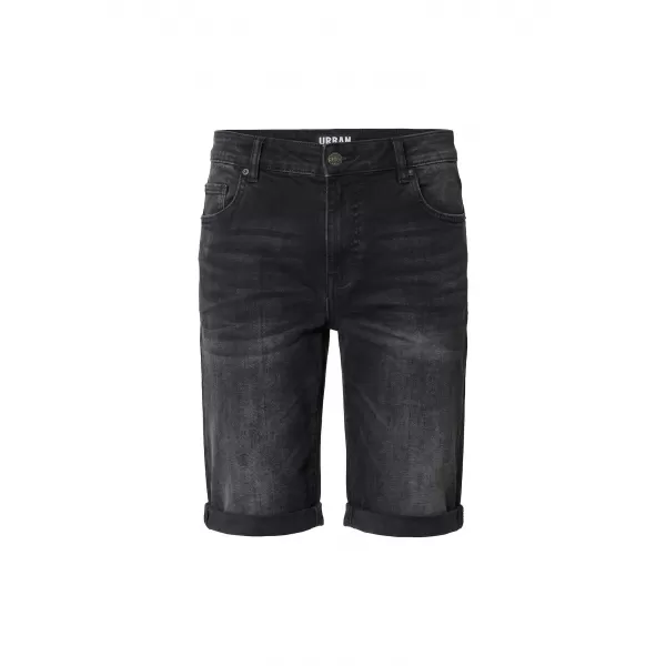  Herrenshorts URBAN CLASSICS TB8457 SCHWARZ GEWASCHEN 