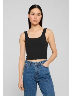 Damen-Tanktop URBAN CLASSICS TB8349A SCHWARZ/WEIß
