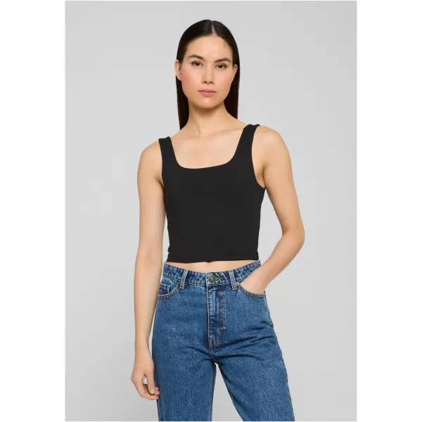  Damen-Tanktop URBAN CLASSICS TB8349A SCHWARZ/WEIß 