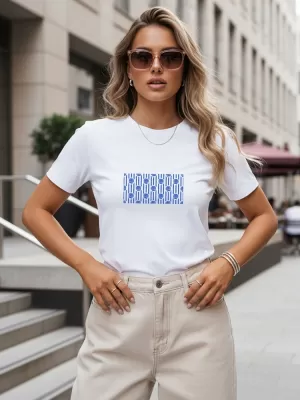 Damen-T-Shirt DSTREET NX8015RY-WH WEIß