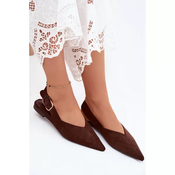  Ballerinas für Damen BOTO 9755 BRAUN 