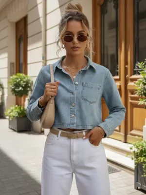 Damenjacke DSTREET TY5692 BLAU