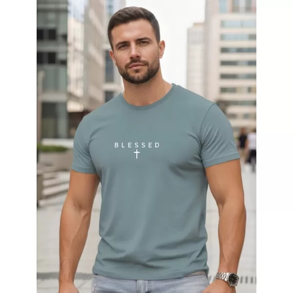  Herren-T-Shirt DSTREET NX5124R-SB BLAU 