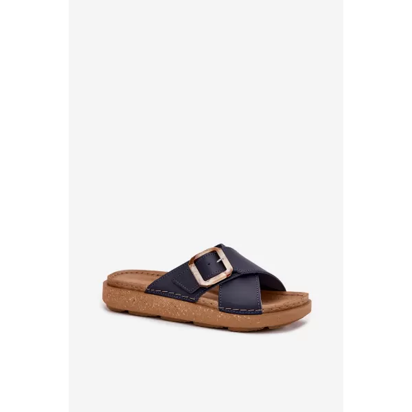  Damenhausschuhe INBLU ED0003IU BLAU 