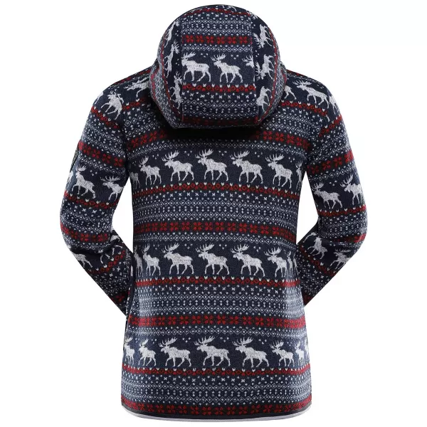  Warmer Kinderpullover ALPINE PRO NORESO MONDSCHEIN-OZEAN-VARIANTE PB 