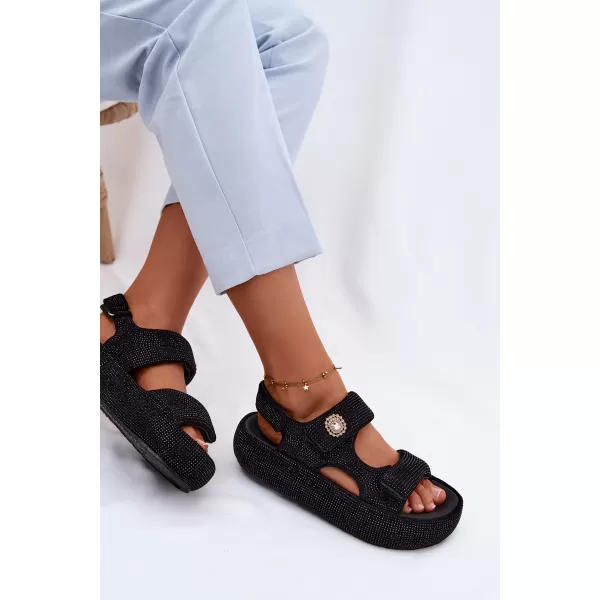  Damensandalen GOE TT2N4102 SCHWARZ 