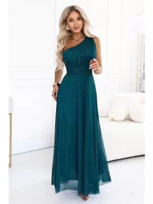 Damenkleid NUMOCO 656-4 FLASCHENGRÜN