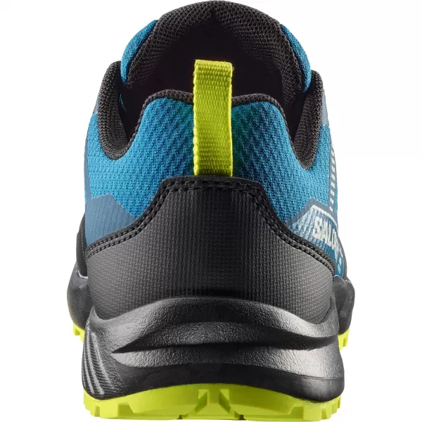  Kinderschuhe SALOMON OUTSCAPE WATERPROOF L49212500 MYKONOSBLAU/SCHWARZ/ACID LIME 