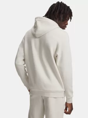 Herren-Sweatshirt UNDER ARMOUR ICON FLEECE HOODIE 1373880-110 WEIß