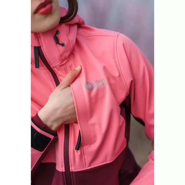  Softshelljacke für Damen NORDBLANC BLINK NBSSL8320 ROSA 