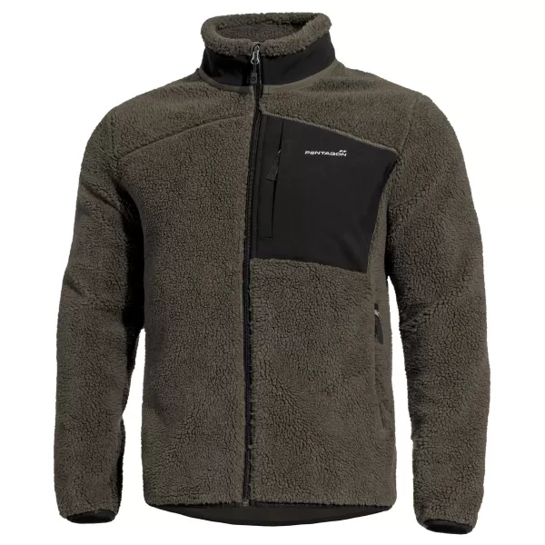  Herren-Sweatshirt PENTAGON SUMMIT SHERPA FLEECE K08063 GRÜN 