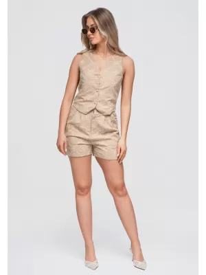 Damenmantel OMBRE OW-VE-E0009 TAUPE