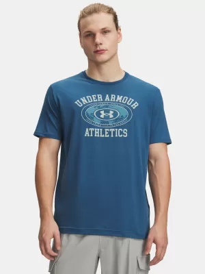 Herren-T-Shirt UNDER ARMOUR M 60/40S ARMOR GLOBE SS 6009261-498 BLAU