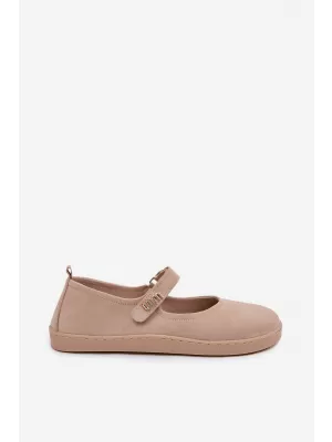 Ballerinas für Damen ZAZOO 10206 BEIGE