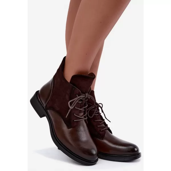  Damen-Stiefeletten BOTO 26BT02-590 KAFFEE 
