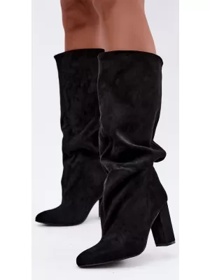 Damenstiefel BOTO C-378 MATTSCHWARZ