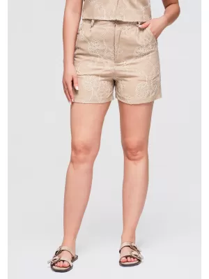 Damen-Shorts OMBRE OW-ST-E0020 BEIGE