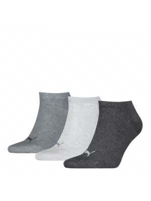 Socken PUMA UNISEX SNEAKER PLAIN 3P 93862416 ANTHRAZIT/L MELGRAU/M MELGRAU