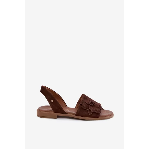  Damensandalen ZAZOO 40471 SCHOKOLADE 