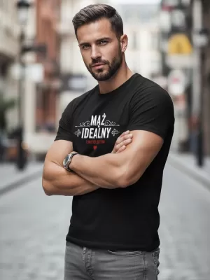 Herren-T-Shirt DSTREET NX0094R SCHWARZ