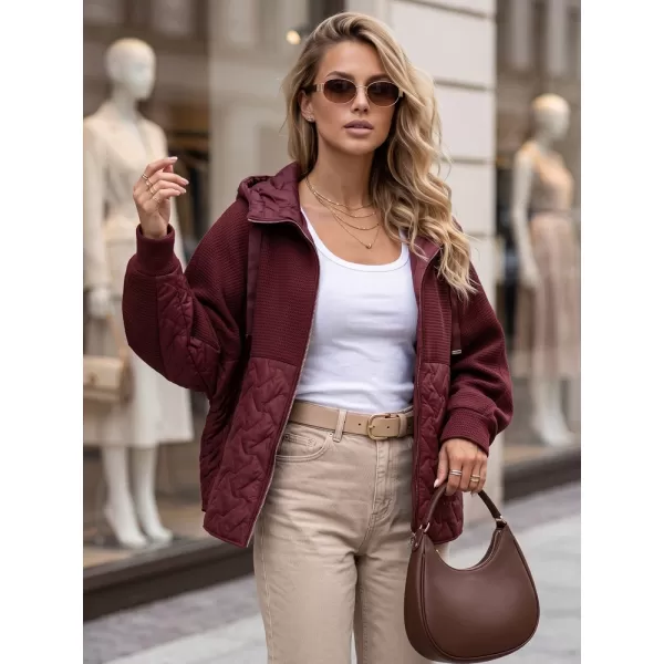  Damenjacke DSTREET TY5916 BURGUND 