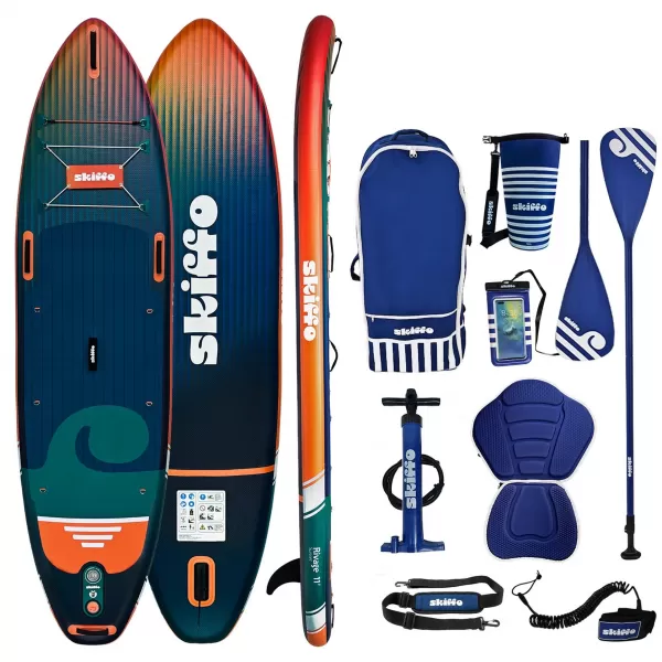  Paddle-Board SKIFFO RIVAGE SUNSET DUNKELBLAU 