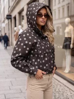 Damenjacke DSTREET TY6036 BRAUN