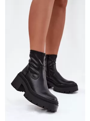 Damen-Stiefeletten BOTO 9670A LILA