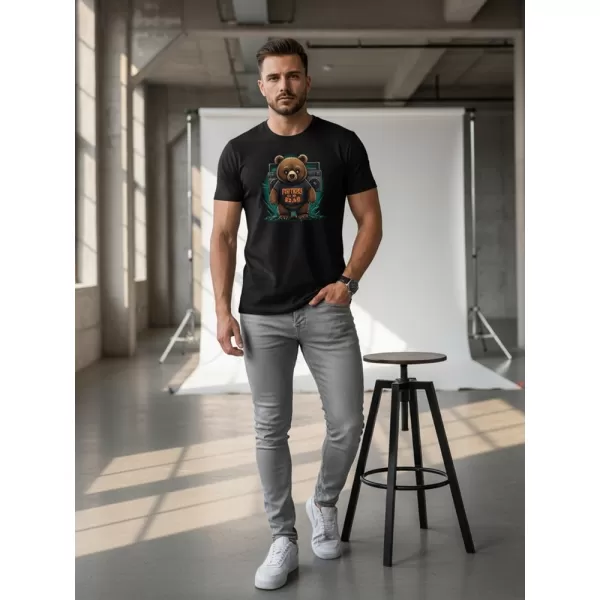  Herren-T-Shirt DSTREET NX048R SCHWARZ 
