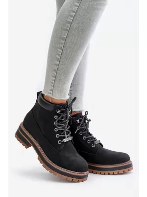 Damen-Stiefeletten BIG STAR SHOES OO274A290 SCHWARZ