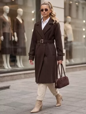 Damenmantel DSTREET NY0794 BRAUN