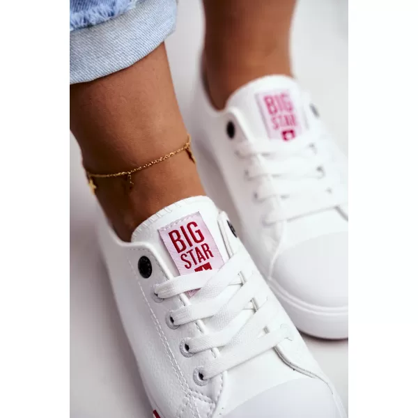  Damen-Sneaker BIG STAR SHOES GG274005 WEIß/ROT 