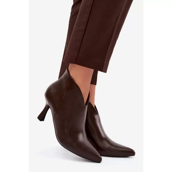  Damen-Stiefeletten BOTO D-218 BRAUN 