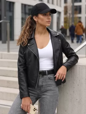 Damenjacke DSTREET TY5717 SCHWARZ