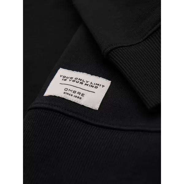  Herren-Sweatshirt OMBRE OM-SSBN-0271 SCHWARZ 