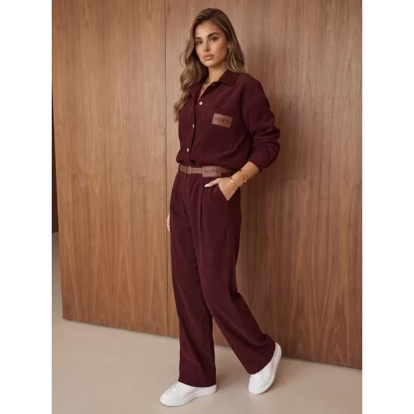  Damen-Set DSTREET AY1220 BURGUND 