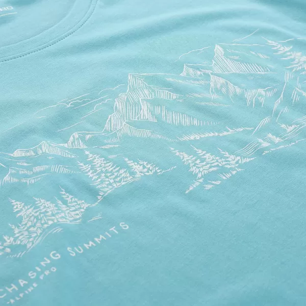  Outdoor-Shirt für Damen ALPINE PRO NOGERA 2 AQUA SEA VARIANTE PA 
