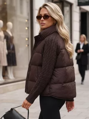 Damenjacke DSTREET TY5931 BRAUN