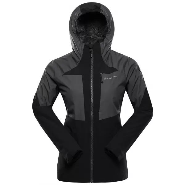  Outdoor-Jacke für Damen ALPINE PRO TEMUNA SCHWARZ 