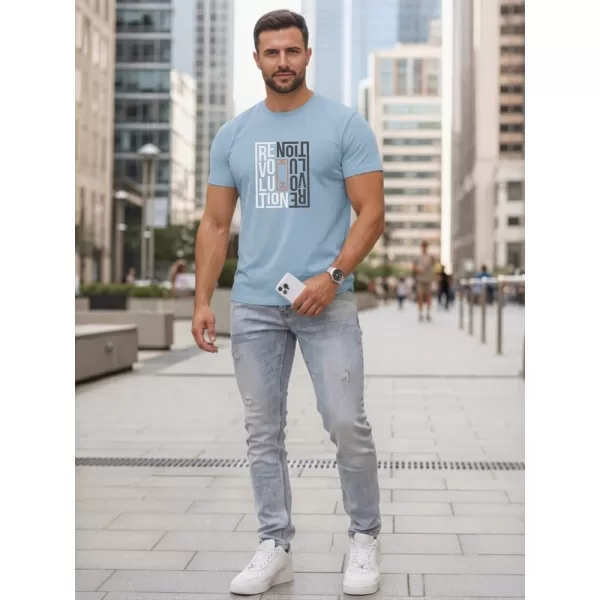  Herren-T-Shirt DSTREET NX0143R-SK HELLBLAU 