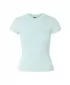 Damen-T-Shirt URBAN CLASSICS TB8569-23663 GEDÄMPFTES BLAU