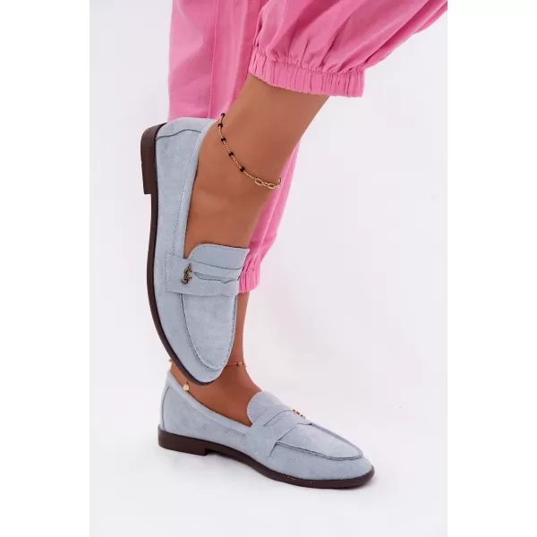  Damenmokassins BOTO T682 BLAU 