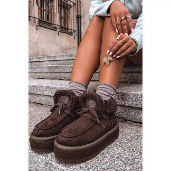  Damenschuhe BIG STAR SHOES UU274214 BRAUNE/BEIGE SCHATTEN 