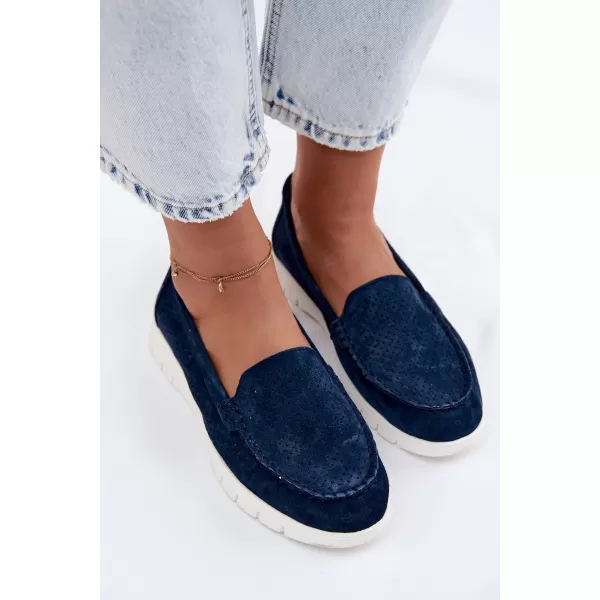  Damenmokassins VINCEZA 95360 BLAU 
