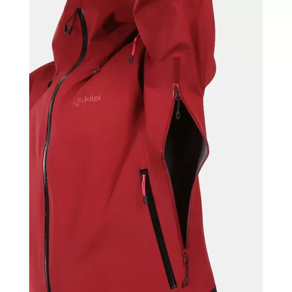  Damen-Hardshelljacke KILPI MAMBA-W 1L0101KI DUNKELROT 