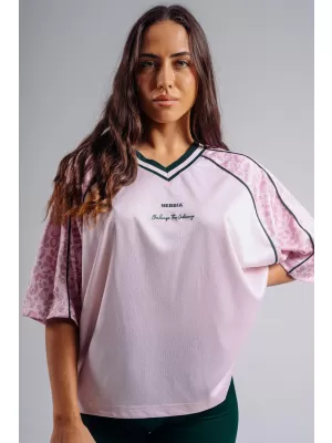 Übergroßes T-Shirt 97 NEBBIA PRIMAL 862 ROSA LEOPARD