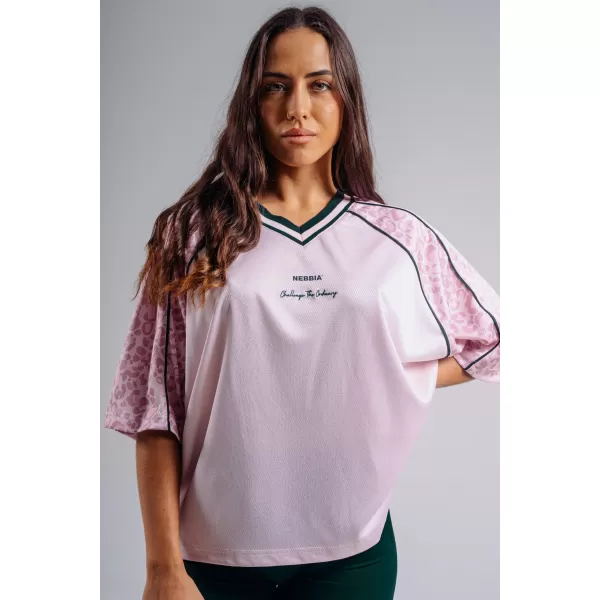  Übergroßes T-Shirt 97 NEBBIA PRIMAL 862 ROSA LEOPARD 