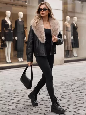 Damenjacke DSTREET TY6029 SCHWARZ