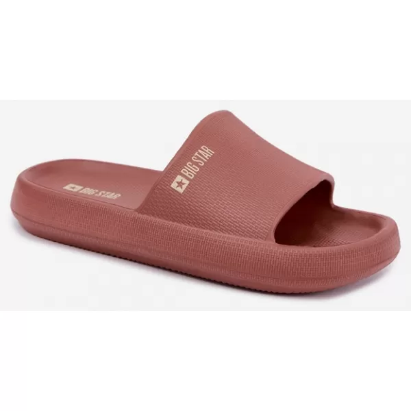  Damenhausschuhe BIG STAR SHOES UU274088 ROTTÖNE 